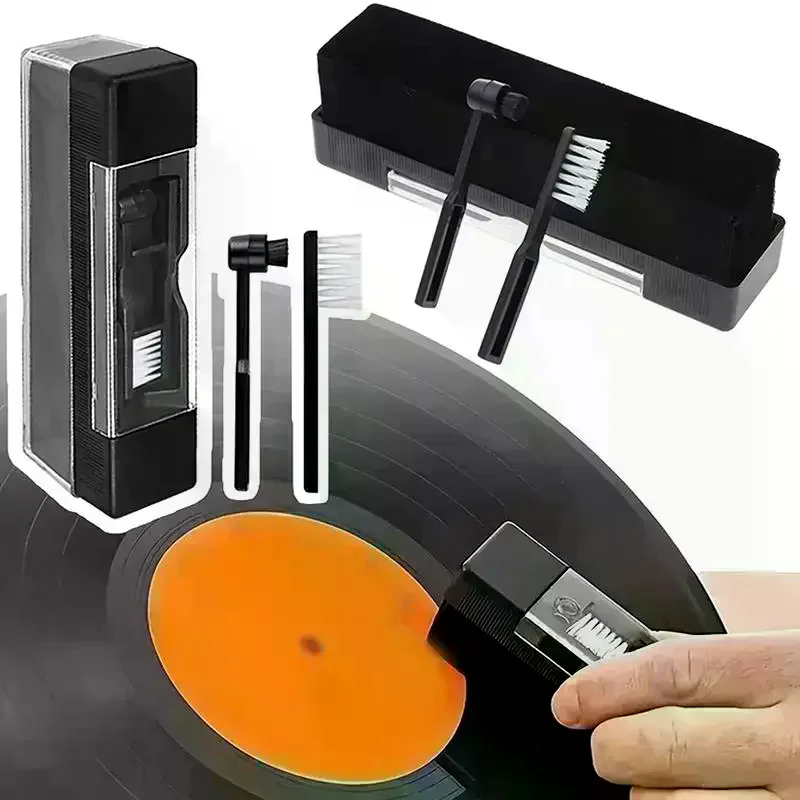 Vinyl Record Cleaning Kit Record Player Needle Clean Brush Portable For Vinyl Records, LPs, Turntables, Smartphones, Computer