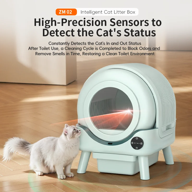 Caja de Arena Inteligente para - Smart Cat Litter Box Wifi App Control reseña y precio