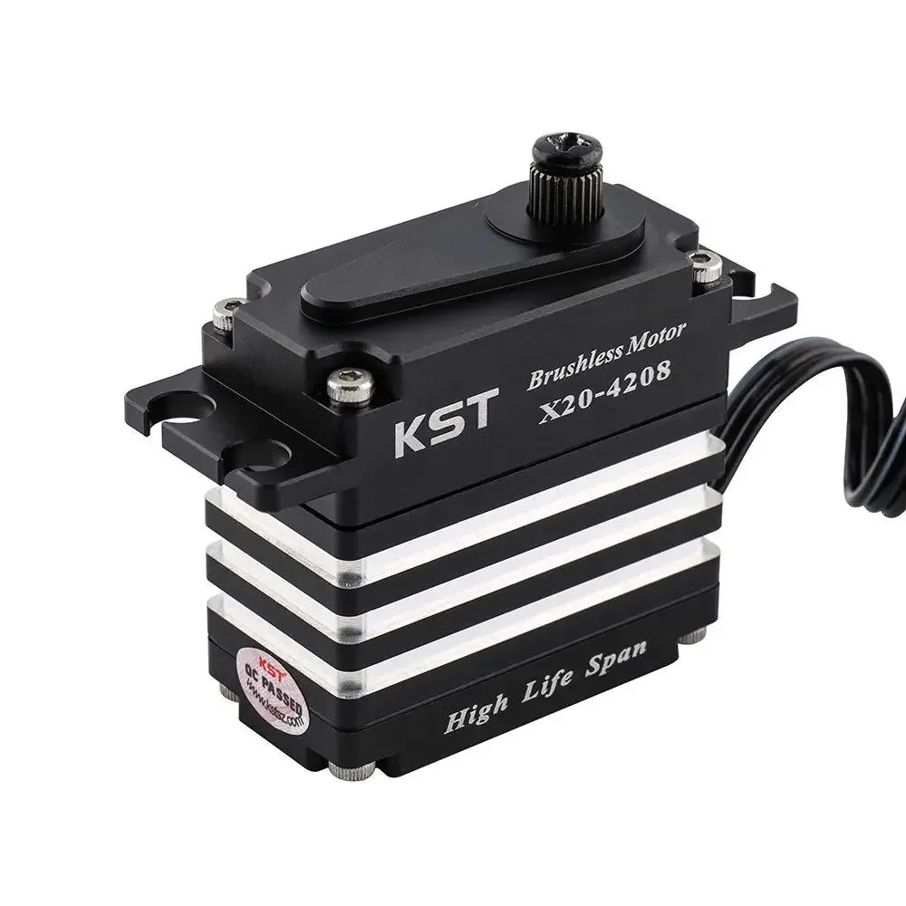KST X20-4208 Brushless Contactless 6BB HLS Standard Servo 46Kgf.cm 0.07sec for 1:7 & 1:8 Scale On-road or Off-road RC Race Cars