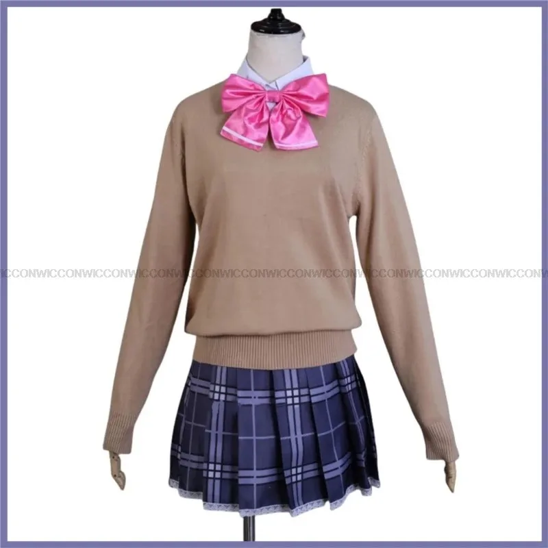 2025 иiyiАниме Vtuber Виртуальный вид Косплей Костюм Цукино Мито Парик Япония Jk Школьная форма Юбка Женщина Kawa