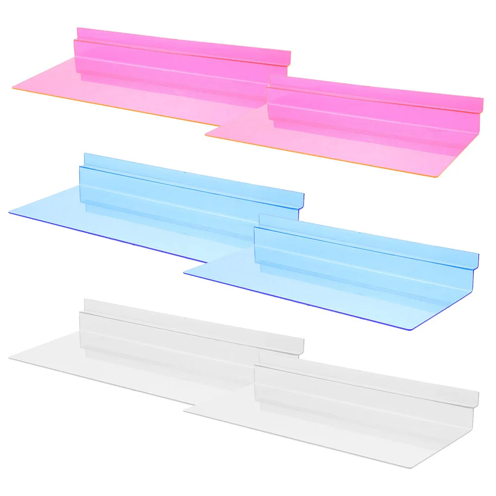 

6pcs Slot Panel Shoe Rack Modern Wall Shelf For Sneaker Display Floating Shelves Storage Holder Basketball Shoes Organizer