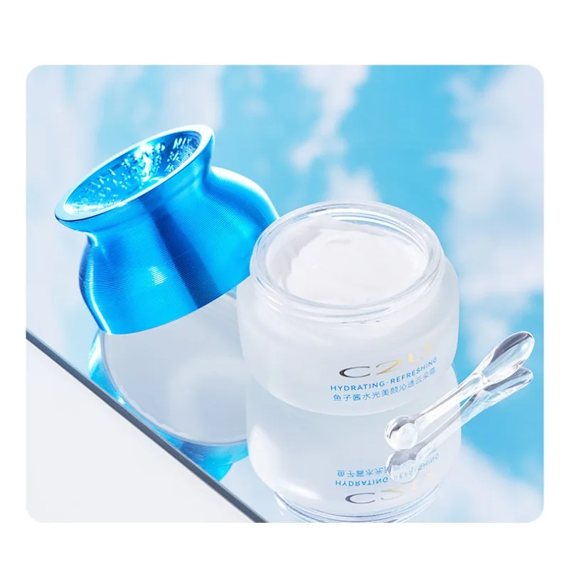 الكافيار مشع ديوي الجمال سحابة كريم ترطيب ترطيب ممتلئ الجسم منعش توهج حريري تجديد كريم ايسنس للوجه