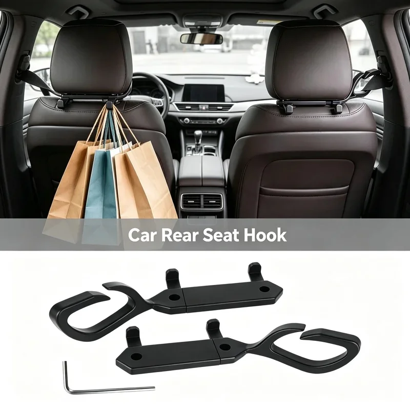 Universal Seat Belt Hook – Rear Seat Belt Guide & Length Manager