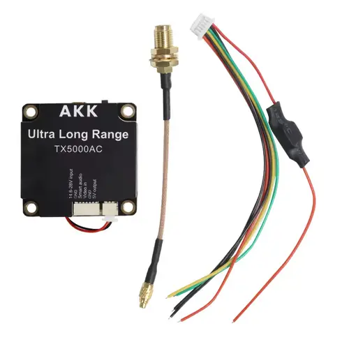AKK FPV VTX TX5000AC Ultra Long Range 96CH 5W 4.9G-6G Ultra Wide Band Video Transmitter - Image 3
