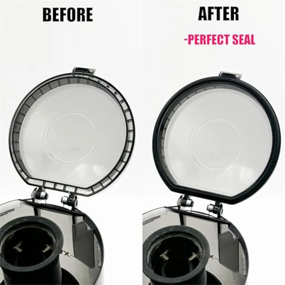 L65A 2PCS Replacement Gasket Stick Vacuum Cordless Dust Bin Lid,Seal Attachments for Ryobi 18v PCL720, PBLSV716, PBLSV717