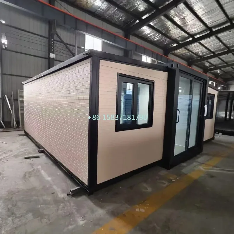 Prefabricated Container House Fast Consolidation Folding Mobile Home Collapsible Storage Sheds Foldable Container House for Shop - Image 6