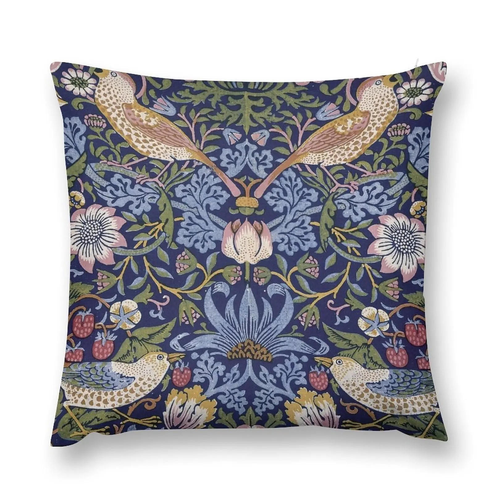 

William Morris Strawberry Thief Design 1883 Throw Pillow Pillow Cover Decorative Cushion Cover pillow