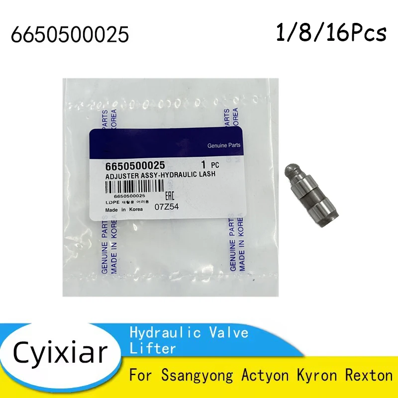 Original brandneuer hydraulischer Ventilheber 6650500025   für Ssangyong Actyon Kyron Rexton 66505-00025