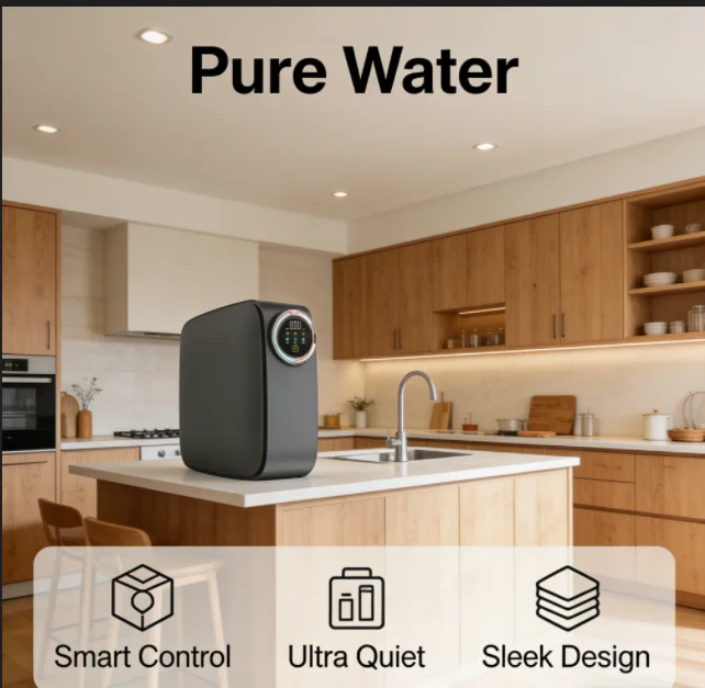 800G Large Flow Four Stage RO Purification System Tankless Water Purifier Household Hotel RV Direct Drinking