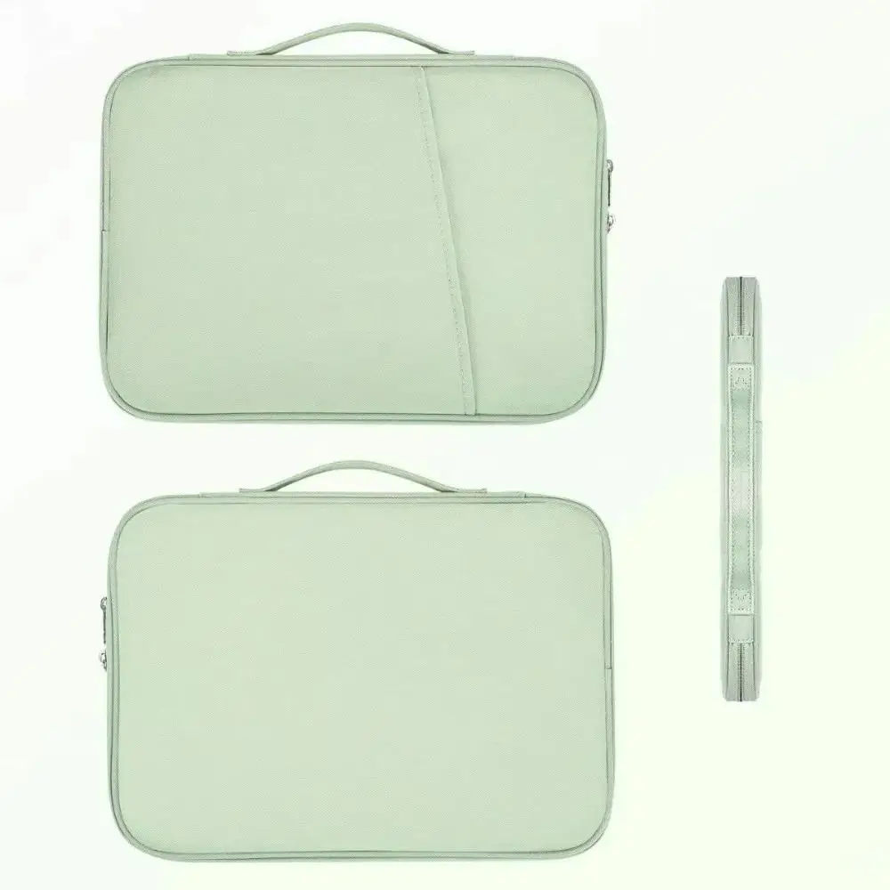 حافظة كمبيوتر لوحي احترافية مع مقبض حقيبة كمبيوتر محمول خفيفة الوزن مقاومة للماء للكمبيوتر المحمول بسحاب مزدوج 11 بوصة حقيبة كمبيوتر محمول للأعمال