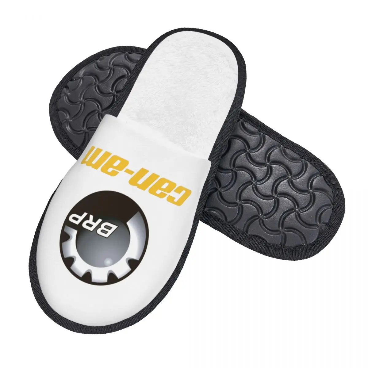 مخصص BRP ATV Can Am Logo شبشب منزل للنساء مريح رغوة الذاكرة الانزلاق على أحذية النعال غرفة النوم #2