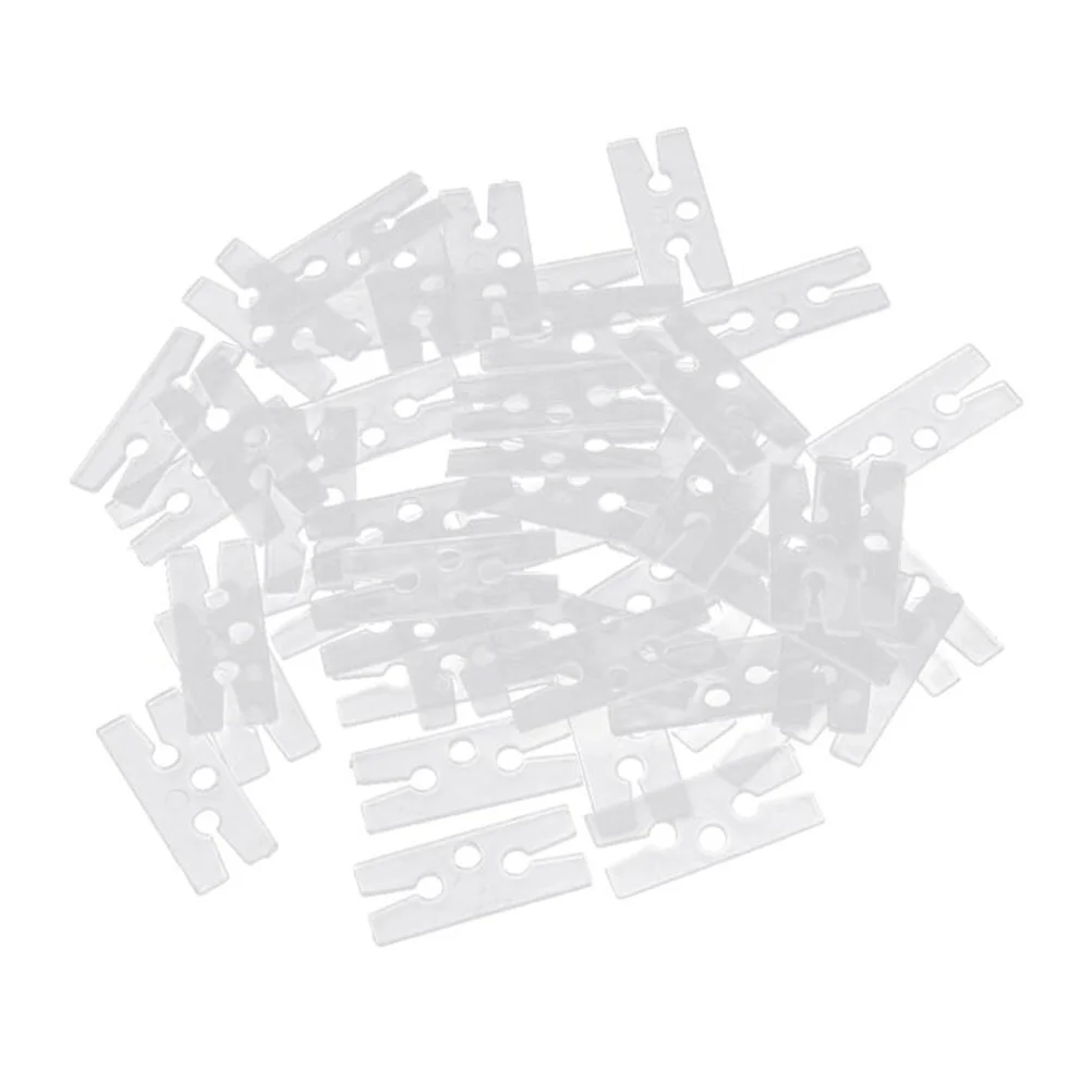 

250pcs Balloon Clips H Shape Plastic Party Decoration Wedding Birthday Christmas Sealing Fastening Ties Balloon Cramp