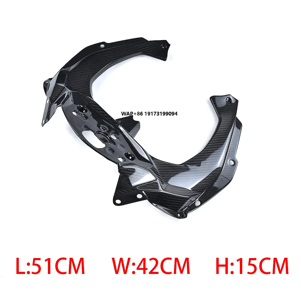 

For ZX25R motorcycle prepreg carbon fiber modification accessories instrument panel lining made of 3K pure carbon