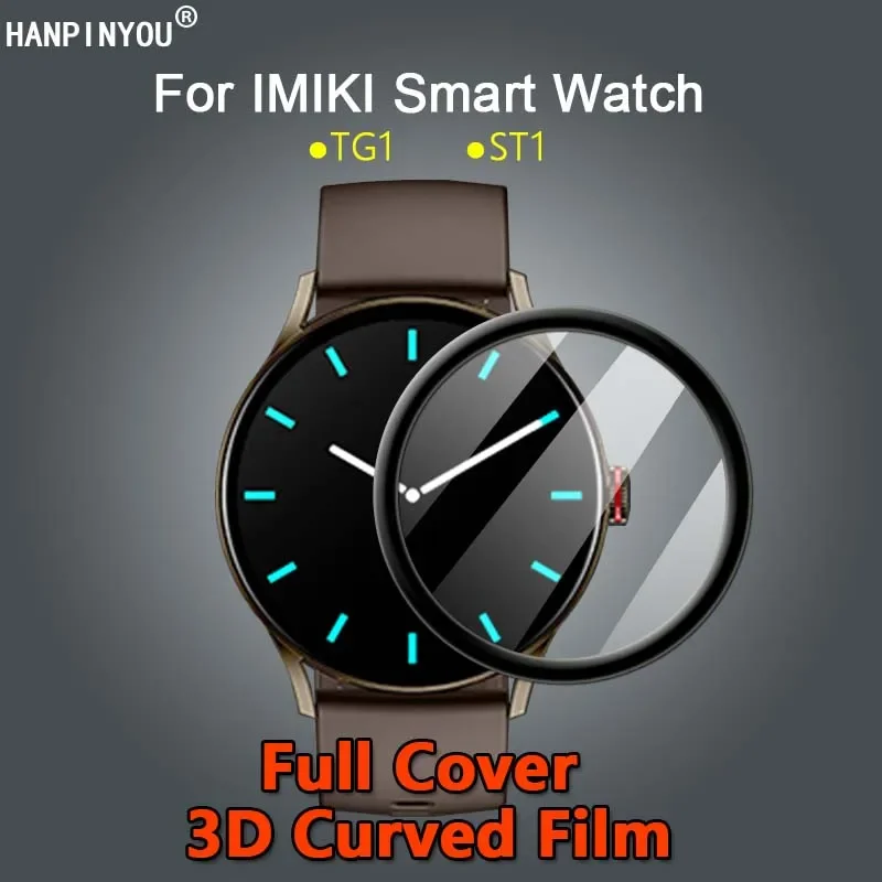 

Для IMIKI Watch SF1E TG1 ST1 SE1 ультра прозрачное полное покрытие 3D изогнутое покрытие мягкая ПММА пленка защита для экрана-не закаленное стекло
