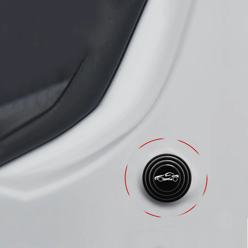 4Pcs/lot Car Trunk Sound Insulation Pad Universal Car Door Shock Absorbing Gasket For VW Shockproof Thickening Cushion Stickers