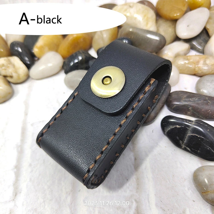 Multi Functional Tool Plier Waist Bag outdoor Portable Bowie Knife Plier leather sheath Belt Pack hand customized PD