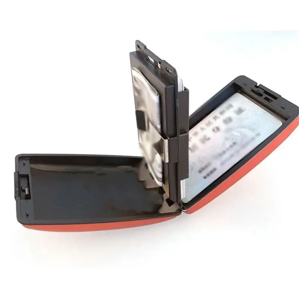 

Держатель для кредитных карт большой вместимости, противоугонный чехол для карт, кошелек для паспорта, легкий кошелек из алюминиевого сплава с RFID-защитой, мужской кошелек