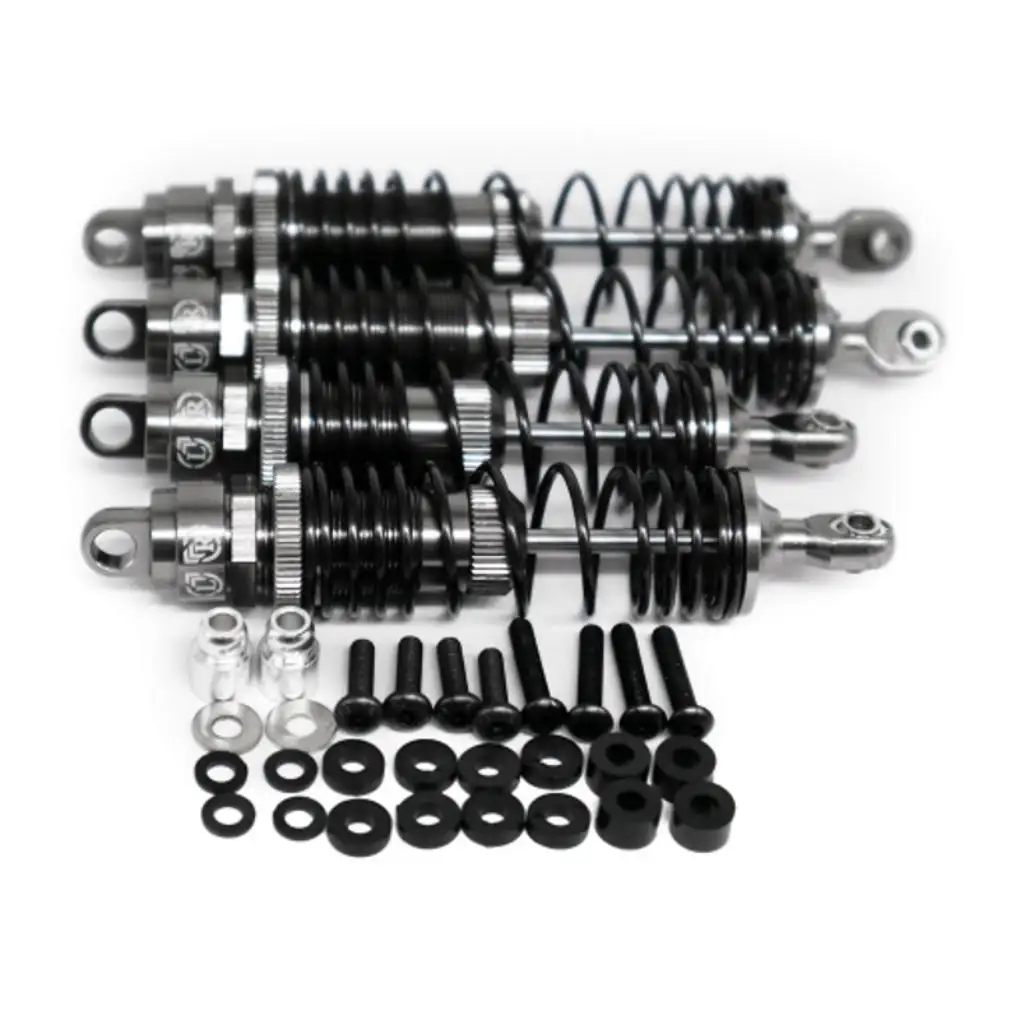 

1/10 Aluminum Alloy Smooth Front Rear Shock Absorber Rc Front Rear Shock Absorber For TRXXAS SLASH 2WD Titanium