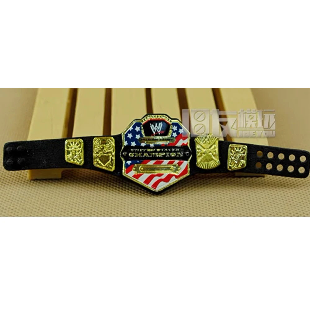 1pcs Decoration DIY 6'' 7''inch WWE AEW Wrestler Doll Accessory World Championship Part Gold Belt for Doll Action Figure