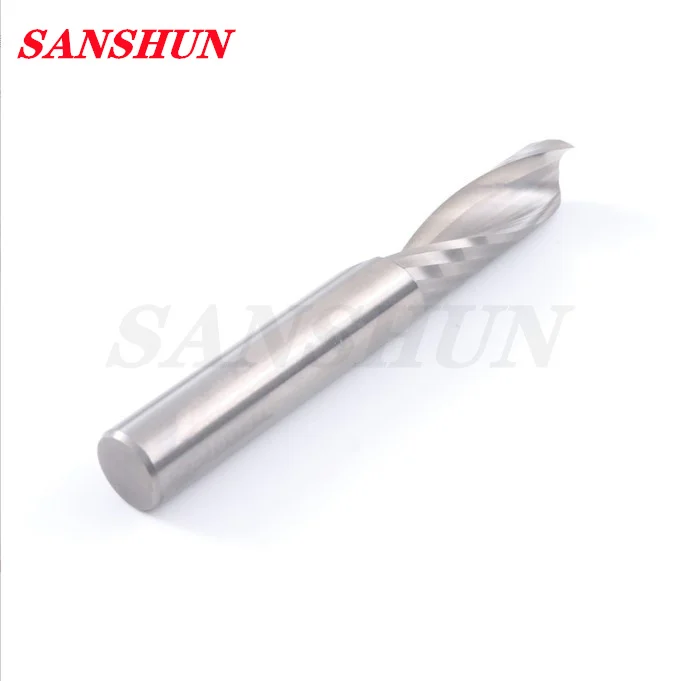 Single Flute End Mills Spiral Router Bit Tungsten Carbide Milling Cutter 4/6mm Shank CNC Router Bits 3D Milling Cutter Drill