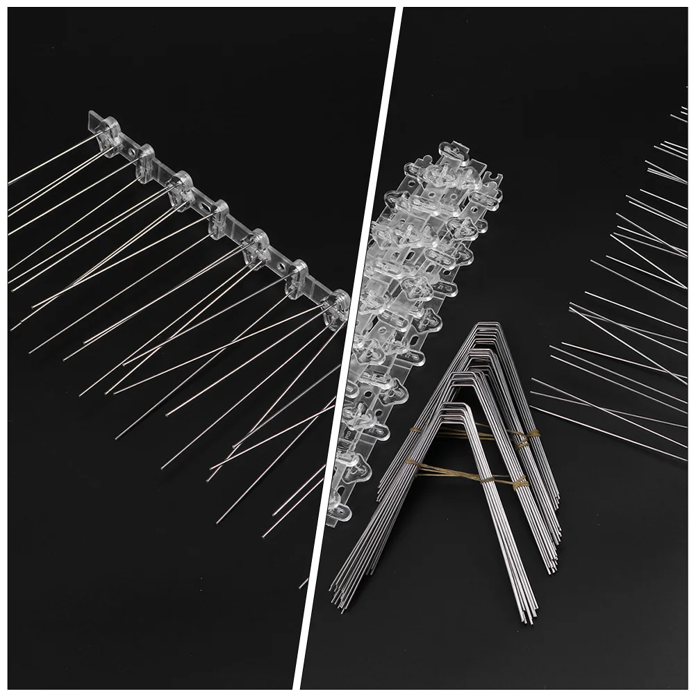 

5pcs Stainless Steel Bird-proof Needle 304 Material Anti Bird Spikes for Fence Garden Outdoor Rust Temp Resistant Safe Tool