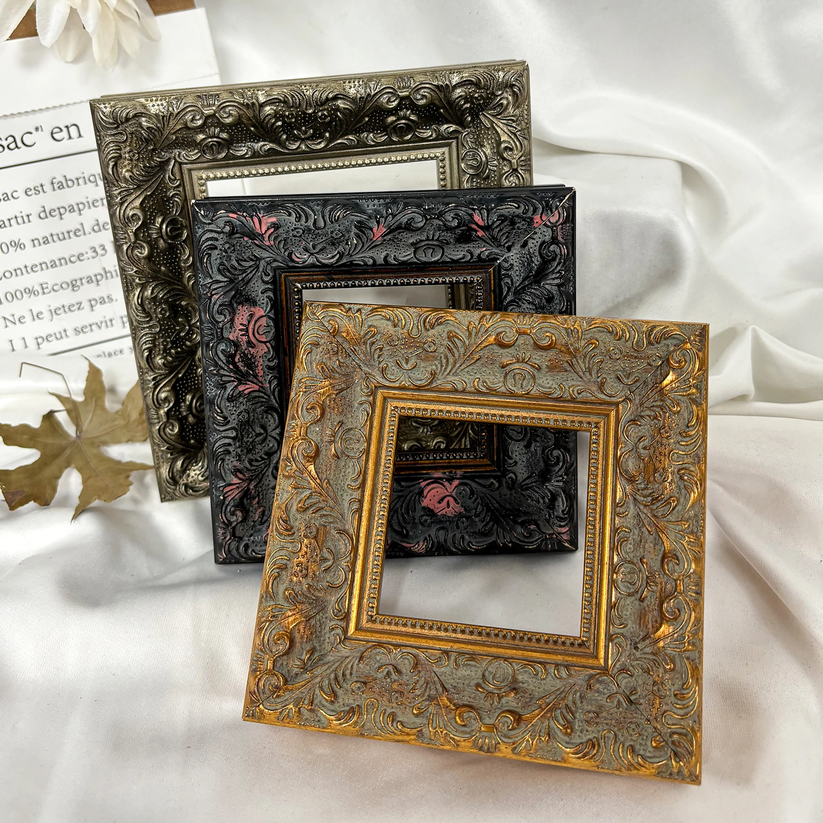 

GTFRAME High Quality Modern Picture Frame Vintage Solid Wood Photo Frame for Wall Oil Painting Frame Wall Hanging Birthday Gift