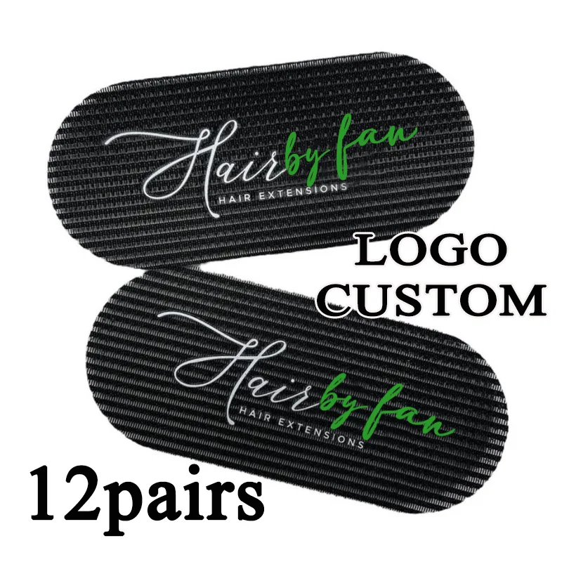 Logo Personalized Barber Hair Grippers 12Pairs Cutting Hair Clips 24Pcs Hair Holder Grips Hair Styling Tools For Women And Men