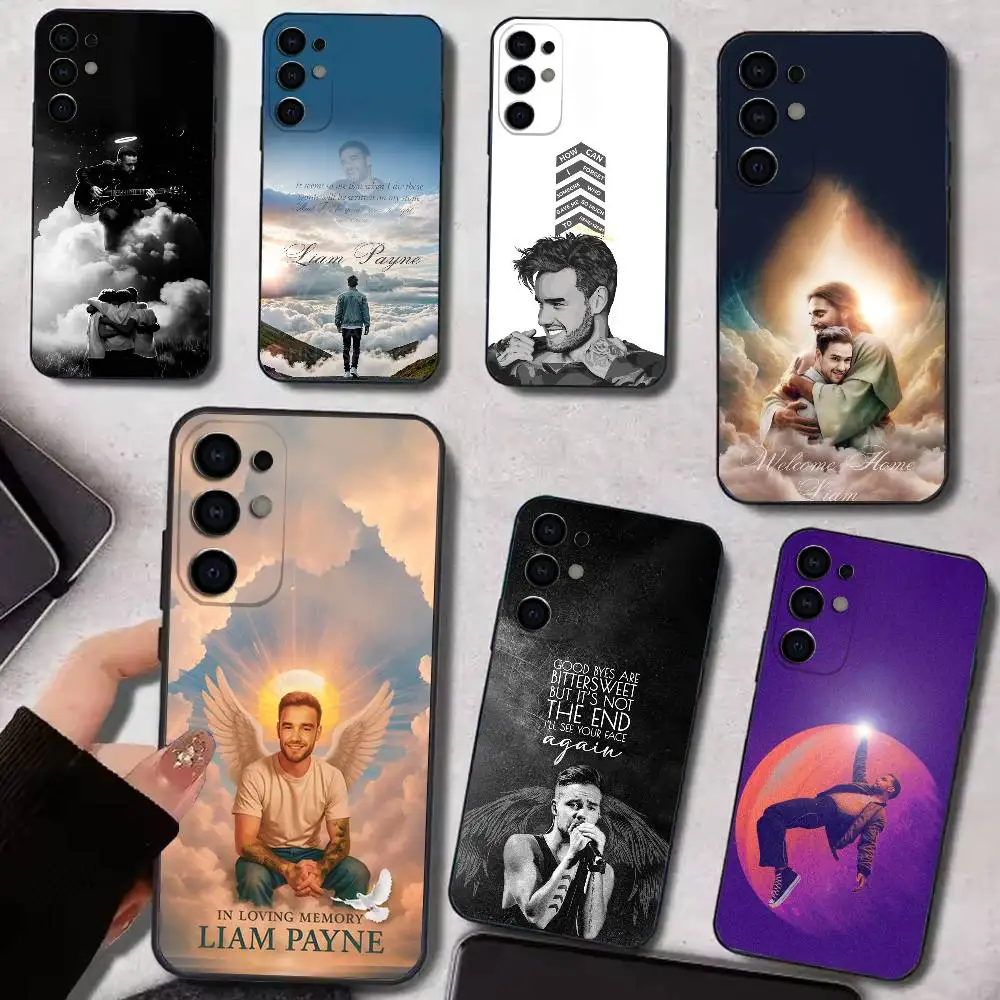 L-Liam Singer Payne   Phone Case For Samsung S25,S24,S21,S22,S23,S30,Ultra,S20,Plus,Soft Silicone Black Cover