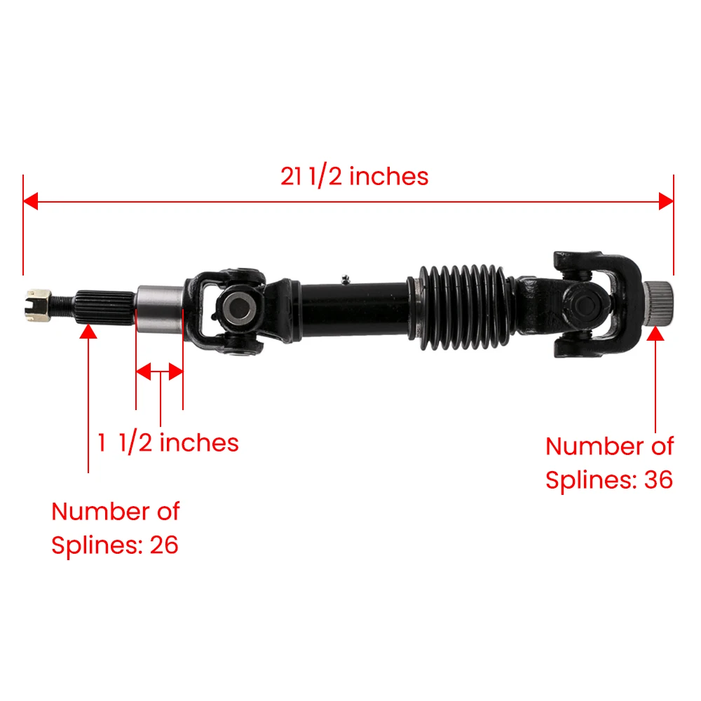 Rear CV Joint U-Joint Axle Shaft Fit for Polaris Sportsman 500 4X4 1996 335 1999