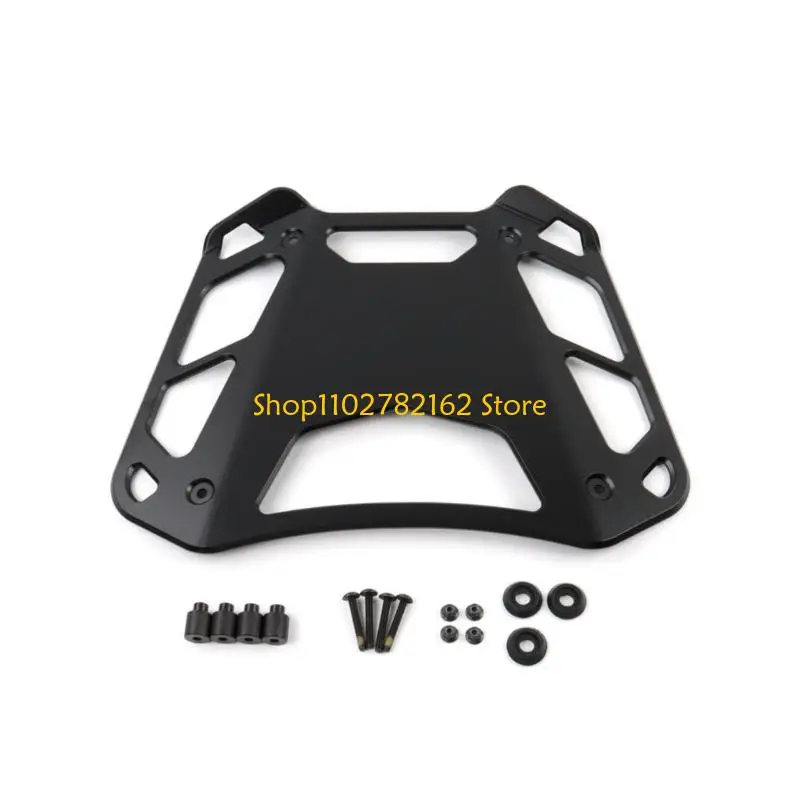 

547B Tall Capacity Motorbike Rear Rack Heavy Measure Steel Building Tool Less Mounting Upgraded Weight Distribution