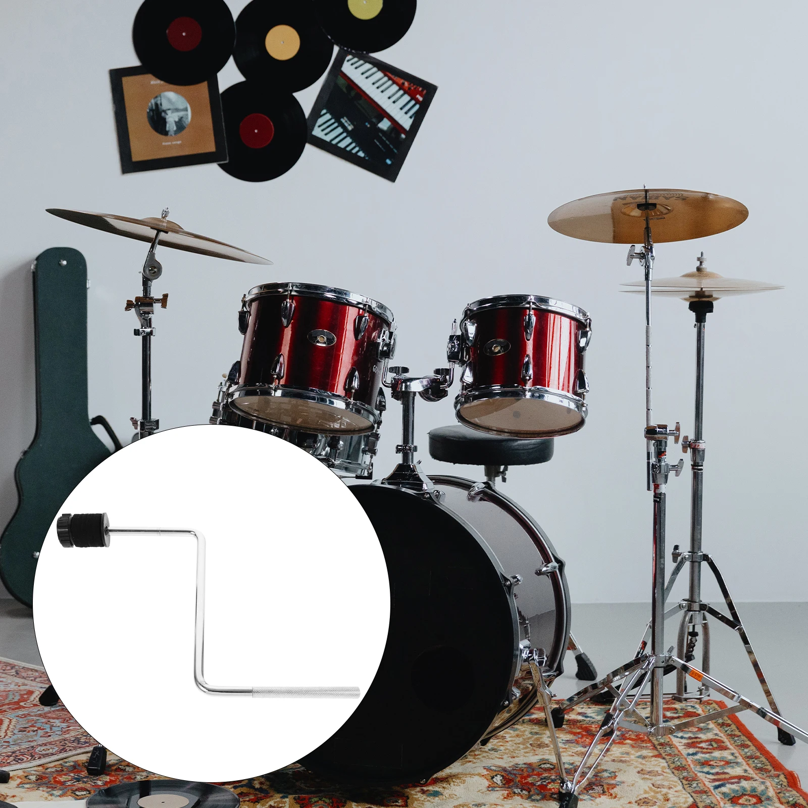 

Performance Display Bracket Shackle Accessories Stable Drum Brackets Kit Percussion Instrument Part