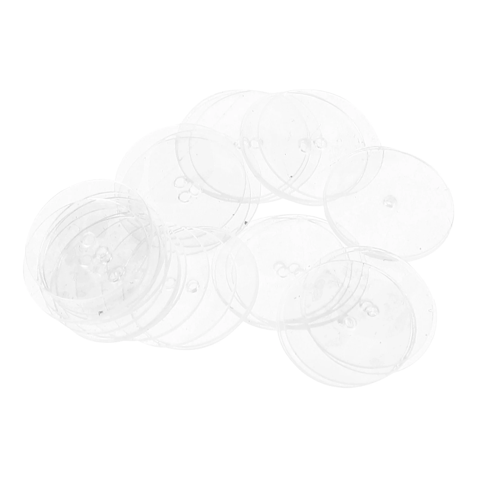 

100 Pcs Earring Support Stickers Self Adhesive EVA Foam Backs Clear Pads for Heavy Studs Rings Comfortable Ear Protection