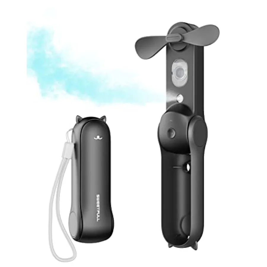 

Misting Fan Portable, Handheld Personal Mister Fans, Small Fan Rechargeable, Mini Spray Water Mist, Women Portable Fans For Tra