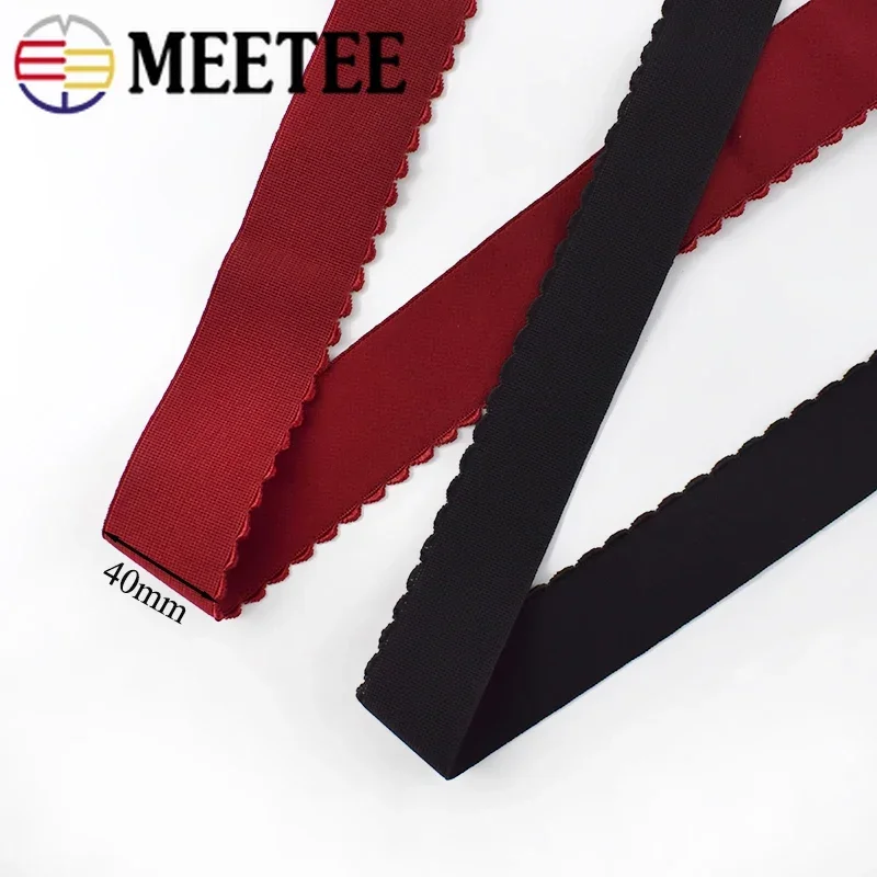 3/5/10M 40mm Elastic Bands Nylon Rubber Band Underwear Trousers Waist Strech Tape Webbing Garment Belt DIY Sewing Accessories