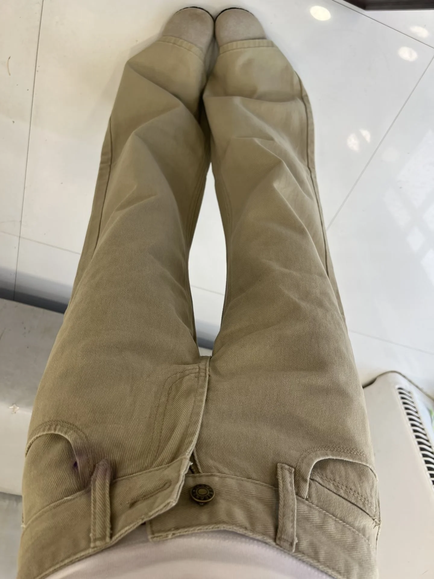 Jean évasé taille haute doublé de Fce pour femme, pantalon en Denim ample à jambes droites, grande taille, longueur au sol, automne hiver