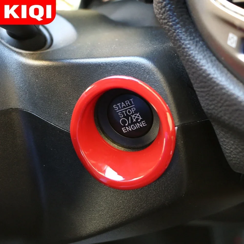 Car Ignition Key Switch Decoration Ring Circle Trim Stickers for Jeep Compass 2th Renegade 2015 - 2020 Accessories