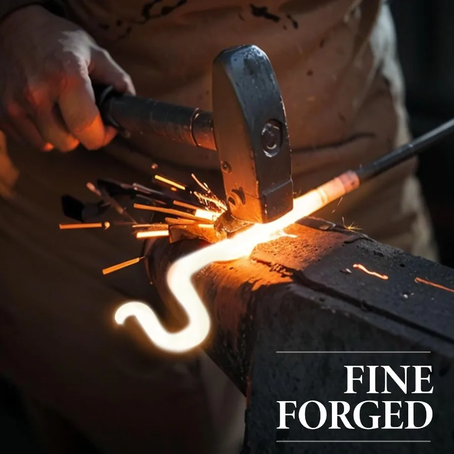 2er-Pack 6-Zoll-Pflanzenaufhänger mit Metallpflanzenhalterung, Wandhaken zum Aufhängen von Blumenkörben, Laternen, Vogelhäuschen, Windspielen