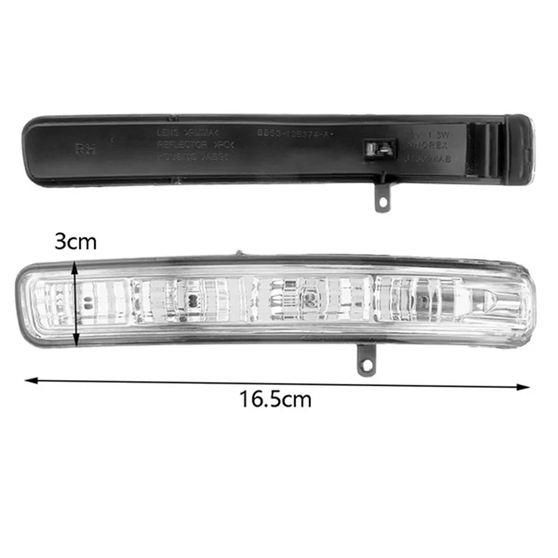 ABLU-Rear View Mirror LED Turn Indicator Car Accessory For Ford Explorer 2011-2019 BB5Z13B375A BB5Z13B374A