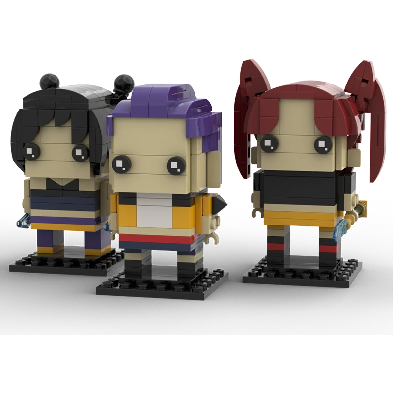 

387 шт. MOC Huntr/x KPop охотники на демонов Brickheadz строительные блоки Рождественский подарок креативные игрушки для тренировки физической координации