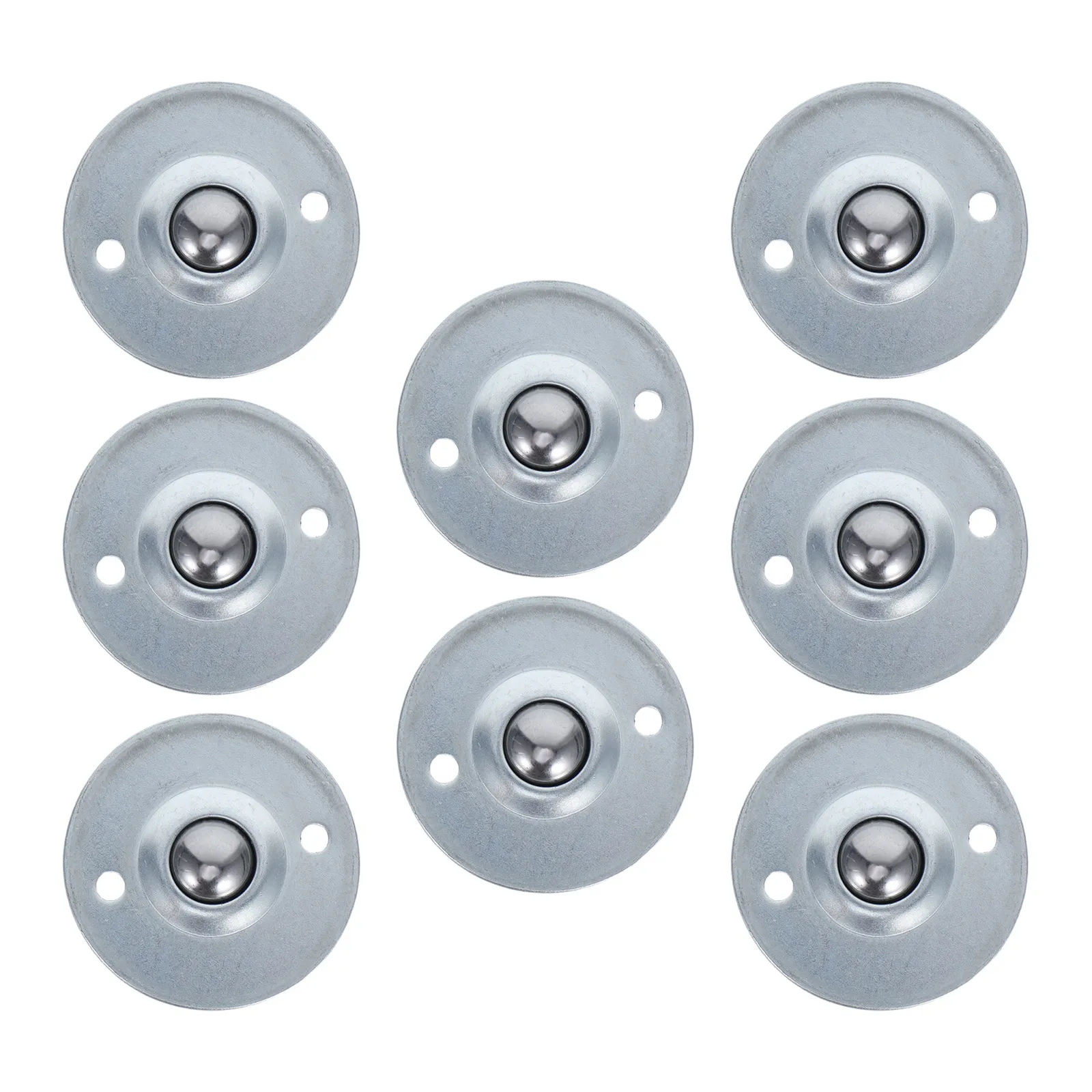 8pcs Universal Ball Bearings Rolling Mechanism High Precision Material Compact Bracket Caster Rollers Tool Parts