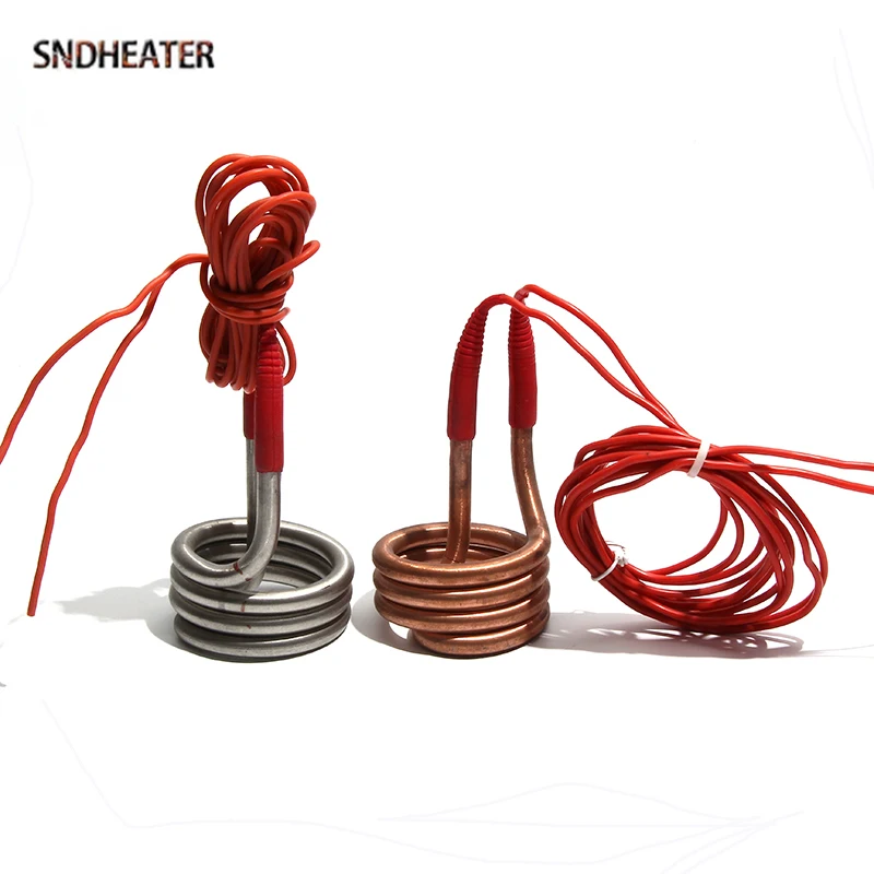 SNDHEATER Water Distiller Heater 2500W/3000W/4500W Electric Heating Element 220V/380V Spiral Heat Coil 80*140mm for Water Bucket