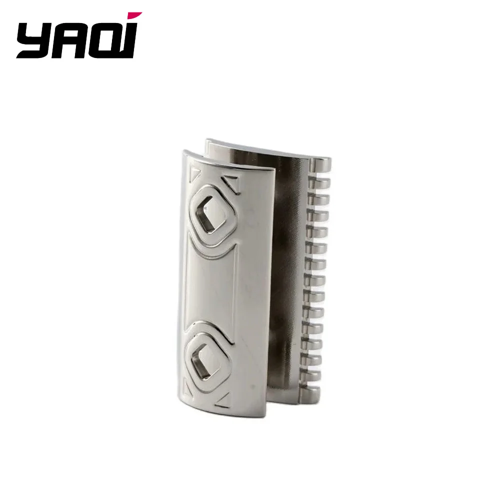 

YAQI Harlequin 316 Stainless Steel Polished Safety Razor Head with 0.90mm Blade Gap