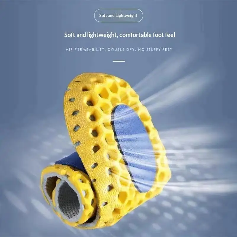 1 Paar Sport-Memory-Schaum-Einlegesohlen, atmungsaktiv, geruchshemmend, Laufsohlen, unterstützende Einlegesohlen für Fußpflege, orthopädische Einlegesohlen für Männer und Frauen – Detail 2