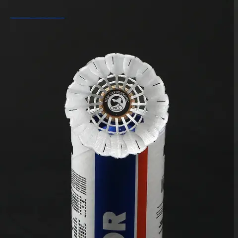 VICTOR12 pcs/tube badminton shuttlecocks NCS Pro carbon sound artificial badminton flight stable durable game ball endurance