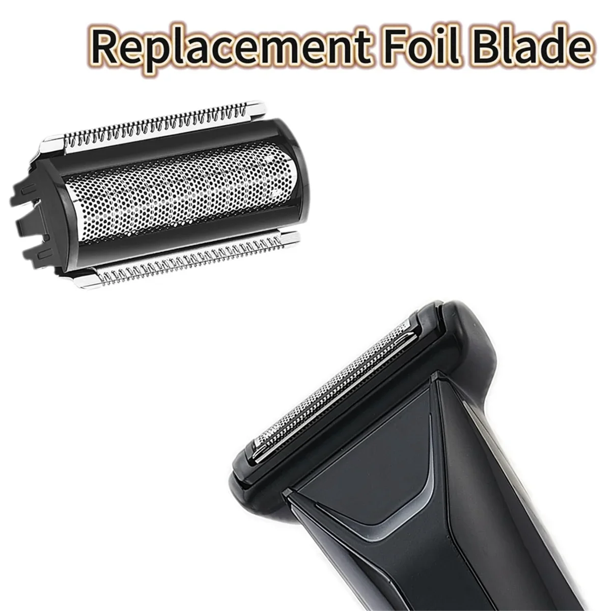 2 Pack Replacement Foil Blade for the Lawn Mower Electric 5.0 Ultra Hair Trimmer,Replacement Clipper Blades