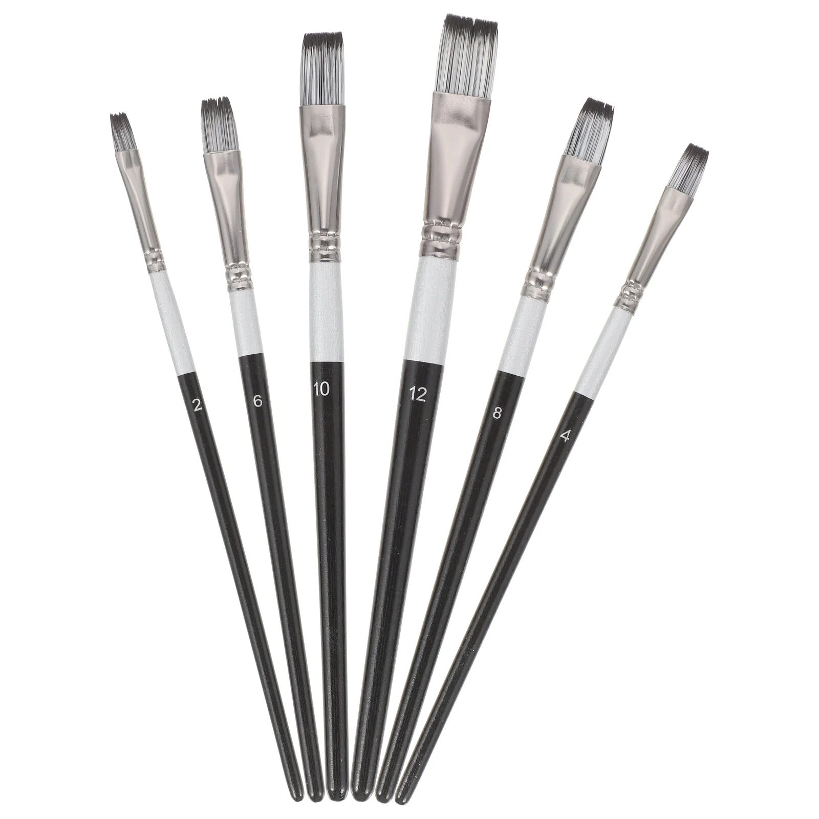 

6 Pcs Oil Paint Brush Painting Artist Watercolor Pens for Acrylic Paintbrushes Set
