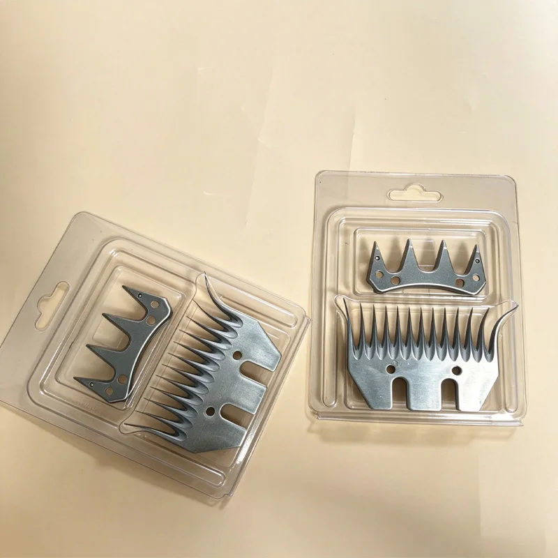 13 Curved Teeth Wool Shearing Replacement Blades Compatible with Oster Lister Heiniger Sheep Clipper, Detachable Livestock Goat