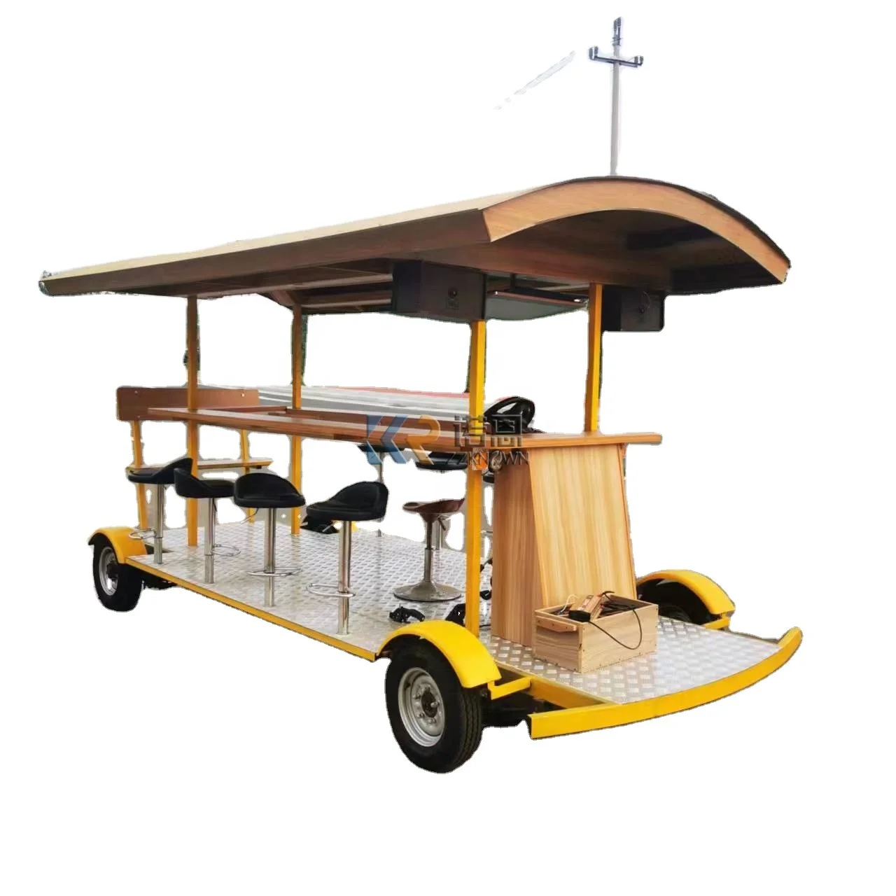 2023 New Bike Drinking Bar Beer For Sale Sightseeing Electric Mini Car Dual Motor Without