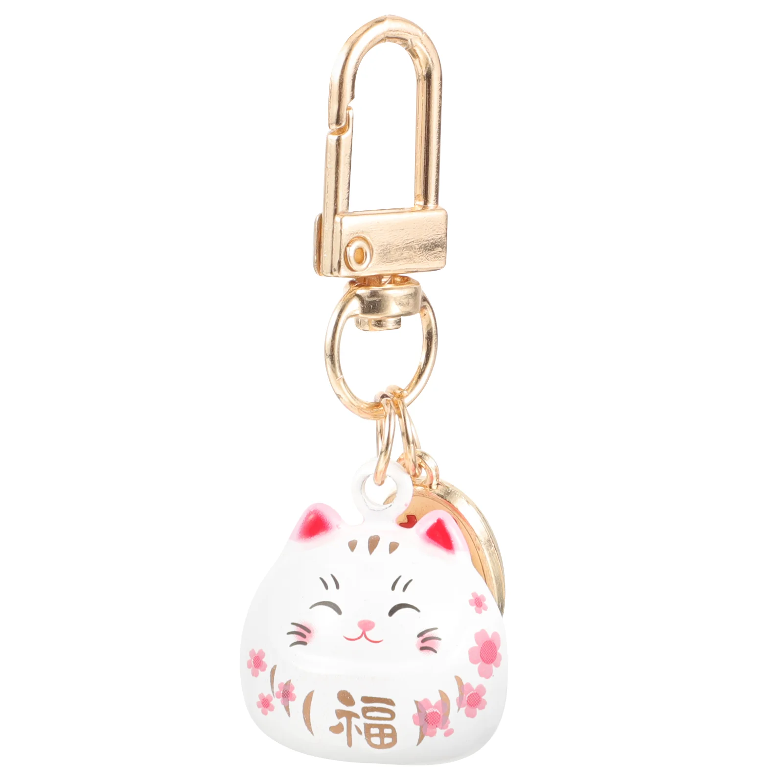 Pendant Metallic Wallet Maneki Neko Keychian Beckoning Keychain Backpack Keychains Kids Party Favors Bag Lovers