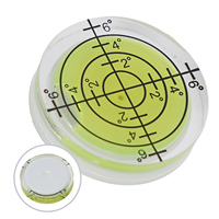 1PC Precision Bubble Level Round Circular Measuring Kit Mini Spirit Level Bull Eye Horizontal Leveler Bubble Level Tool